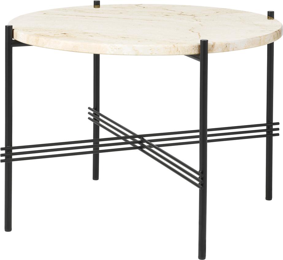 GUBI - TS Coffee Table - Black Base - Ø55 cm