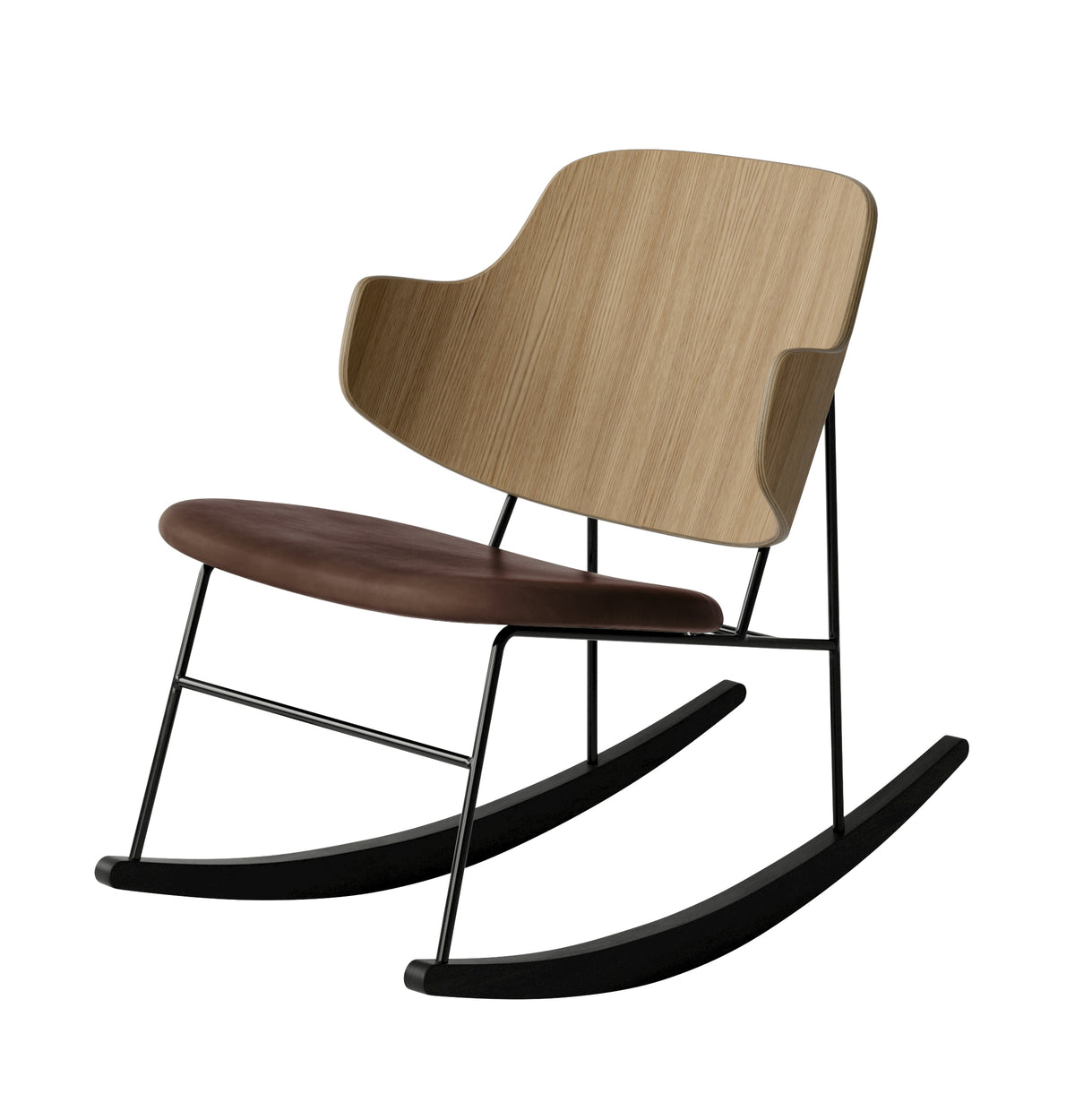 Audo Copenhagen - Penguin Rocking Chair - Upholstered Seat