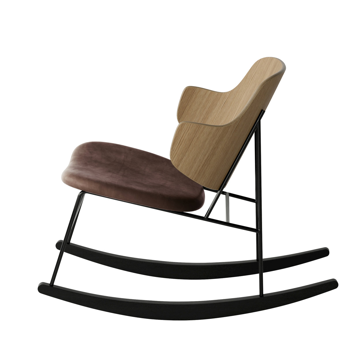 Audo Copenhagen - Penguin Rocking Chair - Upholstered Seat