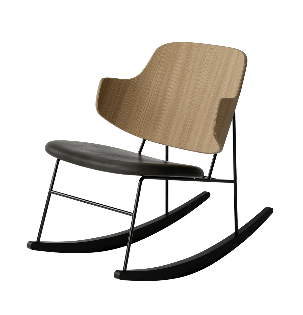 Audo Copenhagen - Penguin Rocking Chair - Upholstered Seat