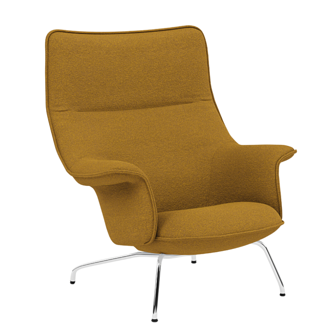 Muuto - Doze Lounge Chair High Back - Tube Base