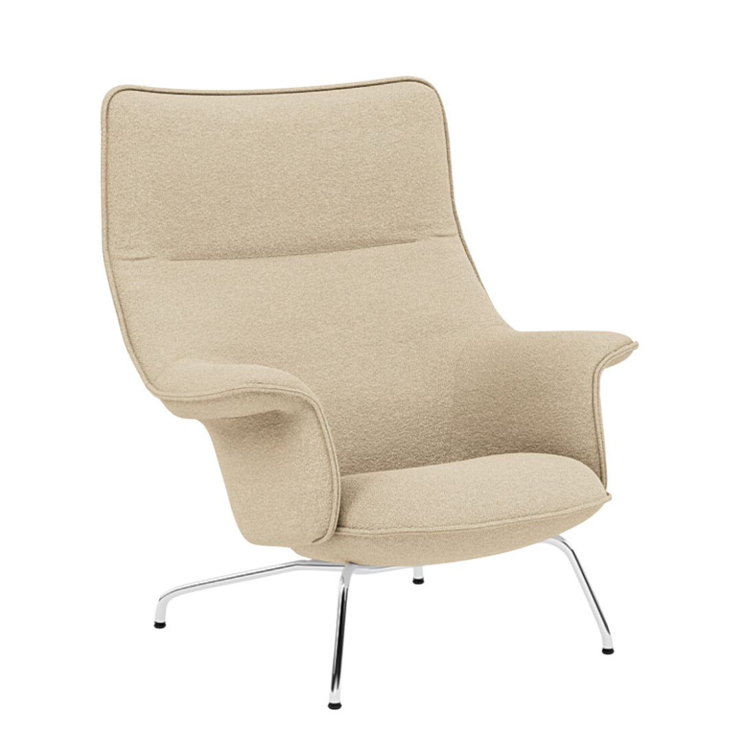 Muuto - Doze Lounge Chair High Back - Tube Base