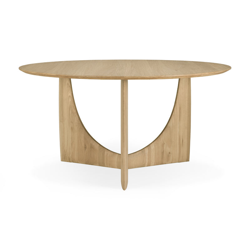 Ethnicraft - Geometric Dining Table - Round
