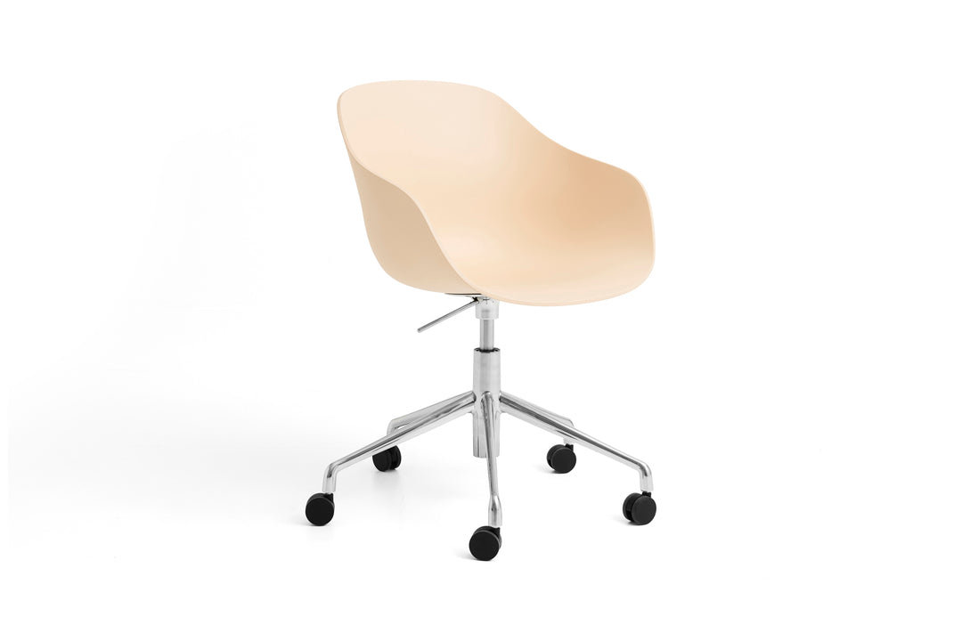 Hay AAC 27 Chair Tadao 600 brown, chromed tube base - NORDIC NEW