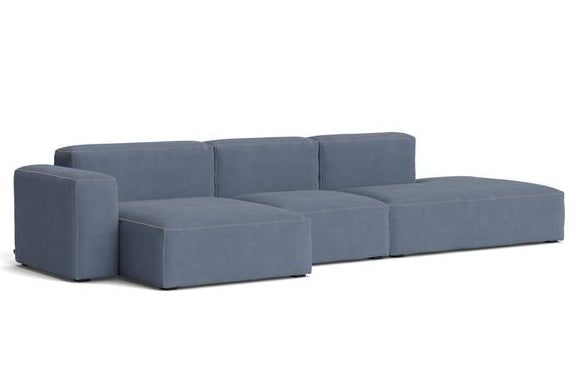 HAY - Mags Soft Low Sofa - 3 Seater - Combination 4 with Left Low Armrest