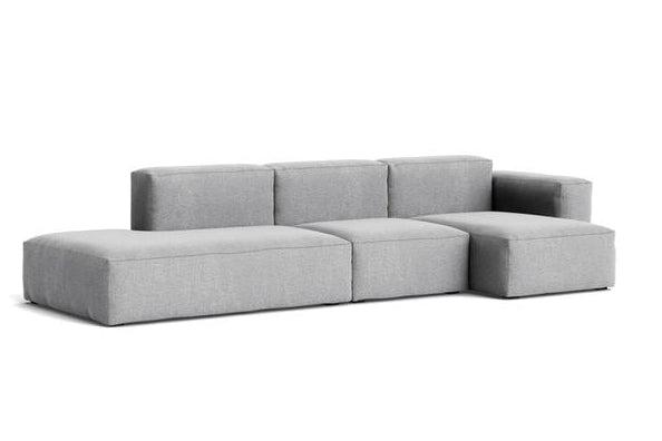 HAY - Mags Soft Low Sofa - 3 Seater - Combination 4 with Right Low Armrest