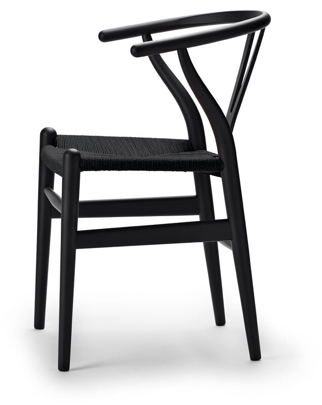 Wishbone chair soft shop black