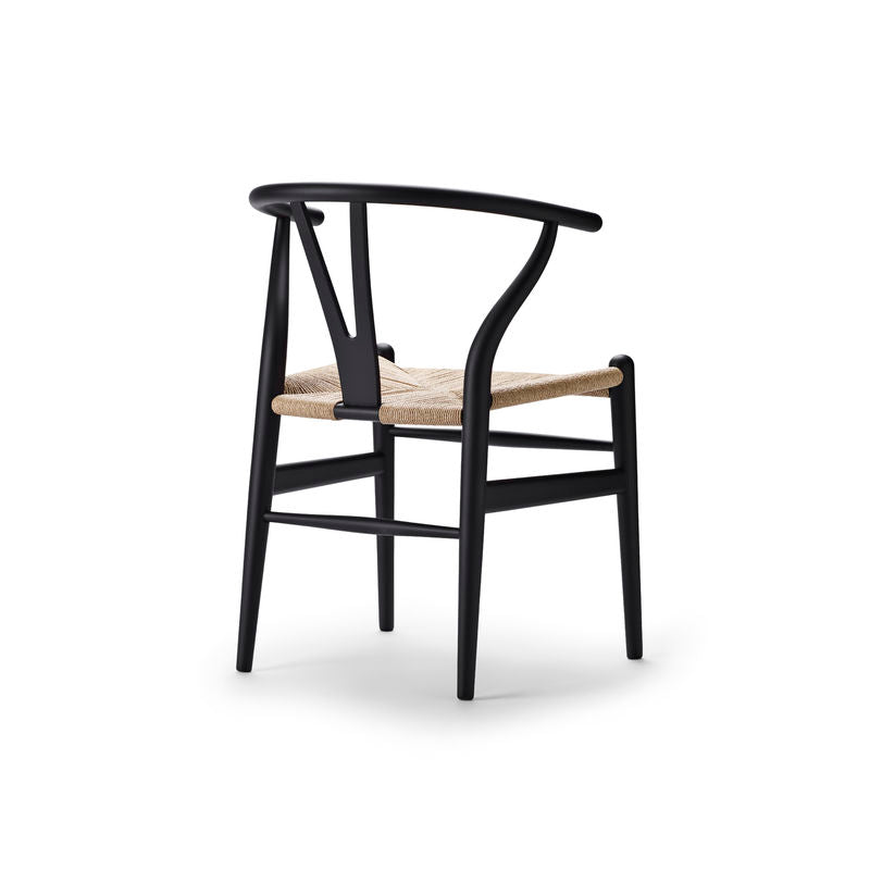 Wishbone chair hotsell black and natural