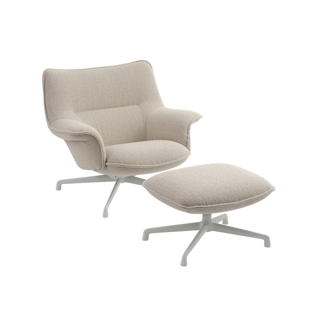 Muuto - Doze Ottoman - Swivel Base