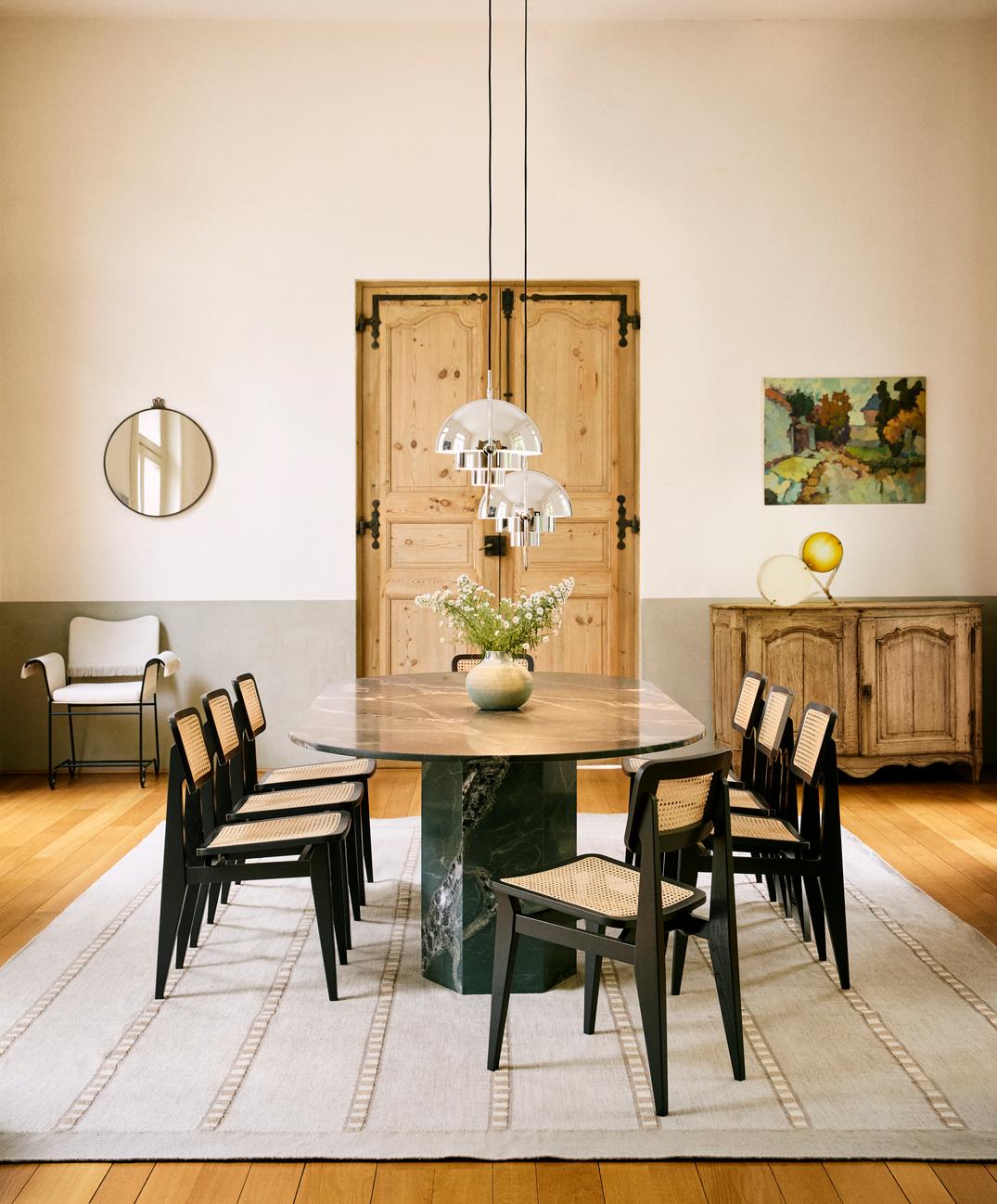 GUBI - C-Chair Dining Chair Un-upholstered - French Cane
