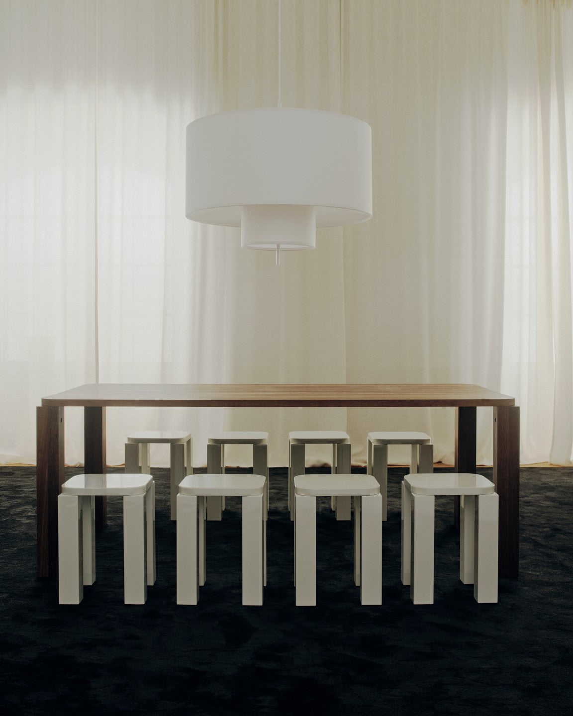 New Works - Atlas Stool - Lacquered