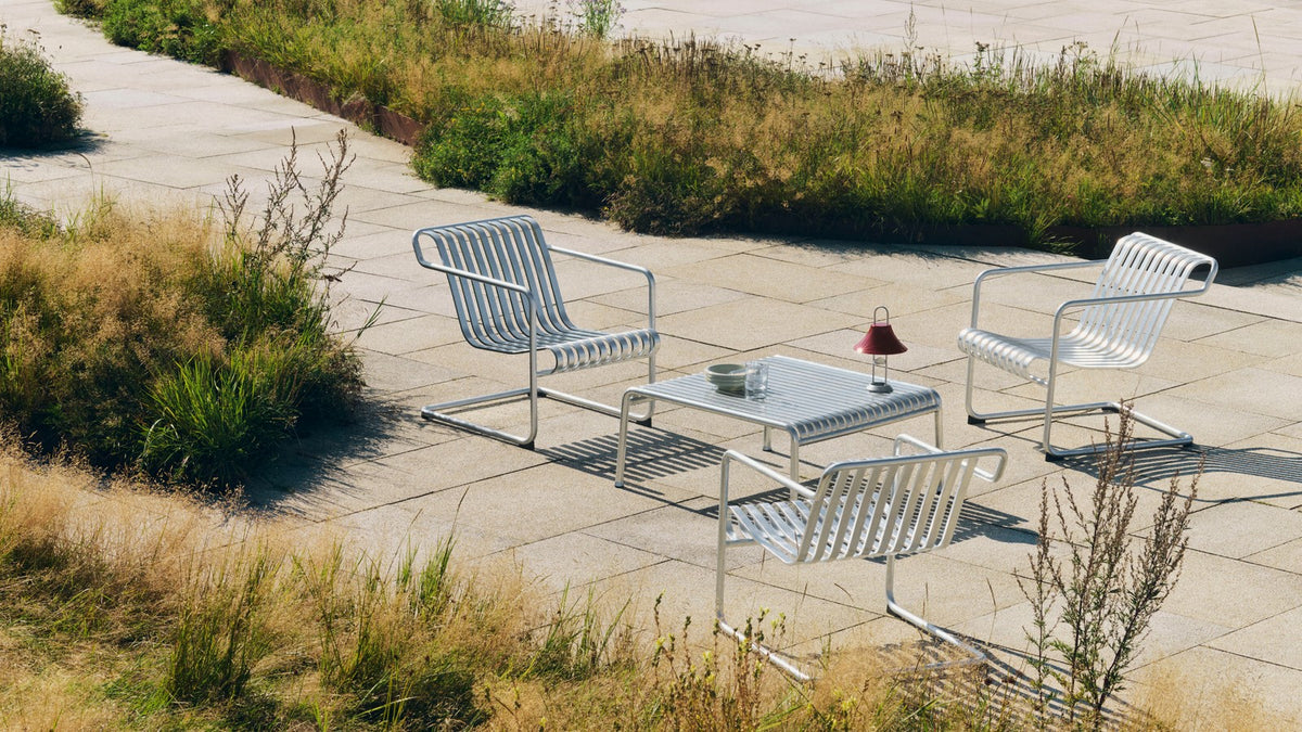 HAY - Palissade Low Table - Hot Galvanised