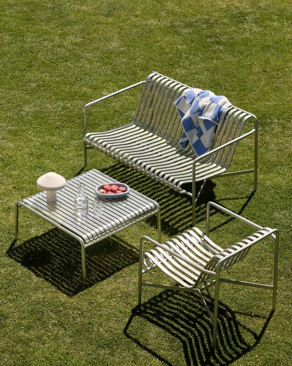 HAY - Palissade Low Table - Hot Galvanised