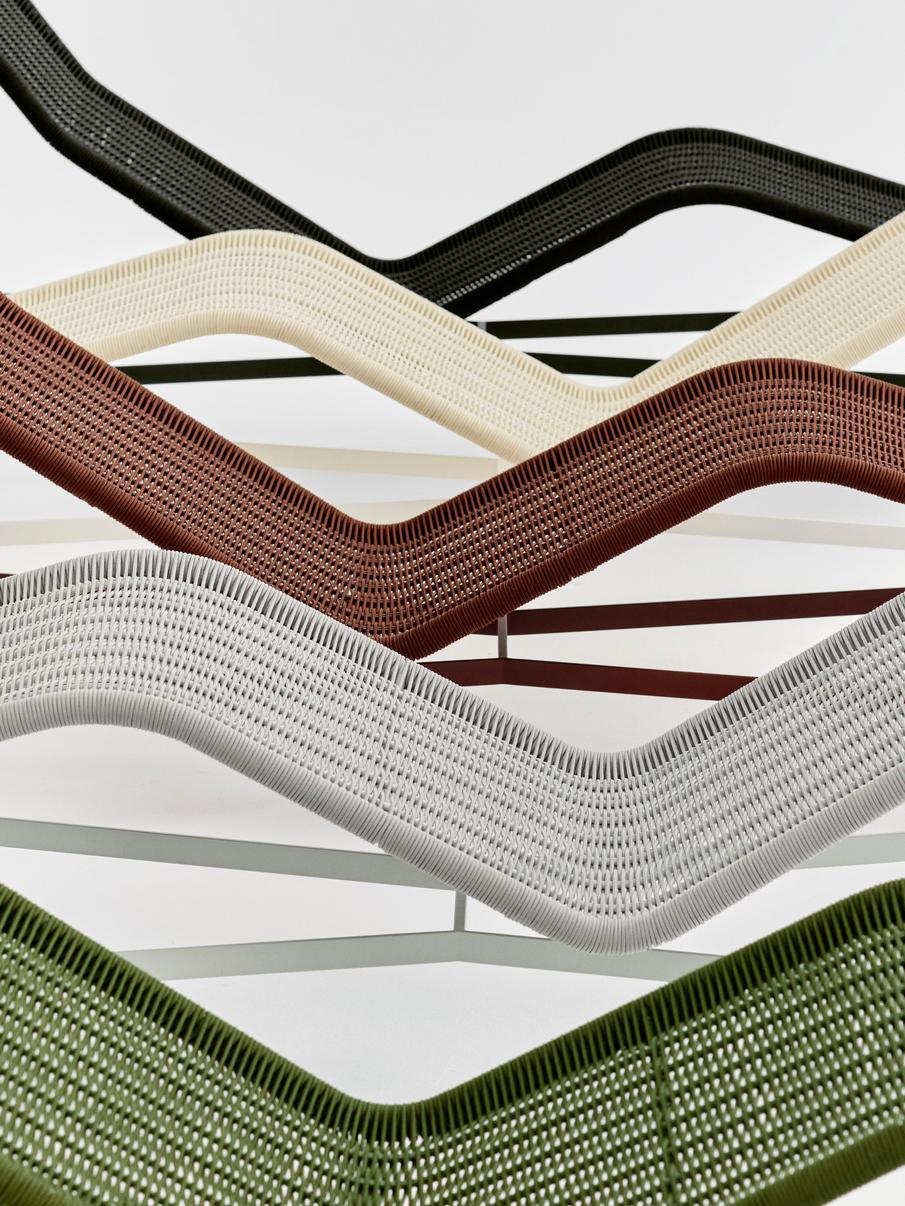 HAY - Palissade Cord Chaise Longue