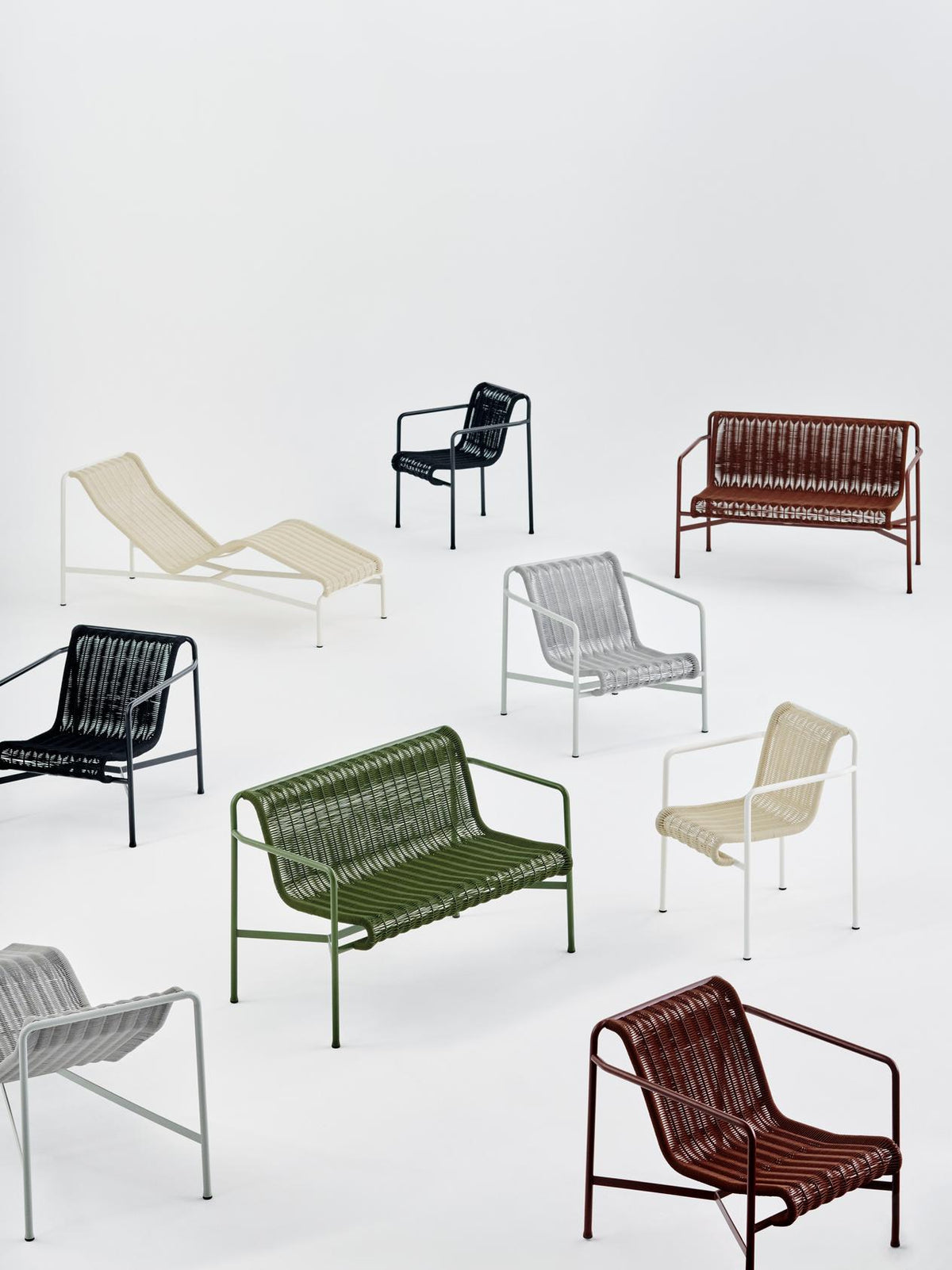 HAY - Palissade Cord Lounge Chair Low