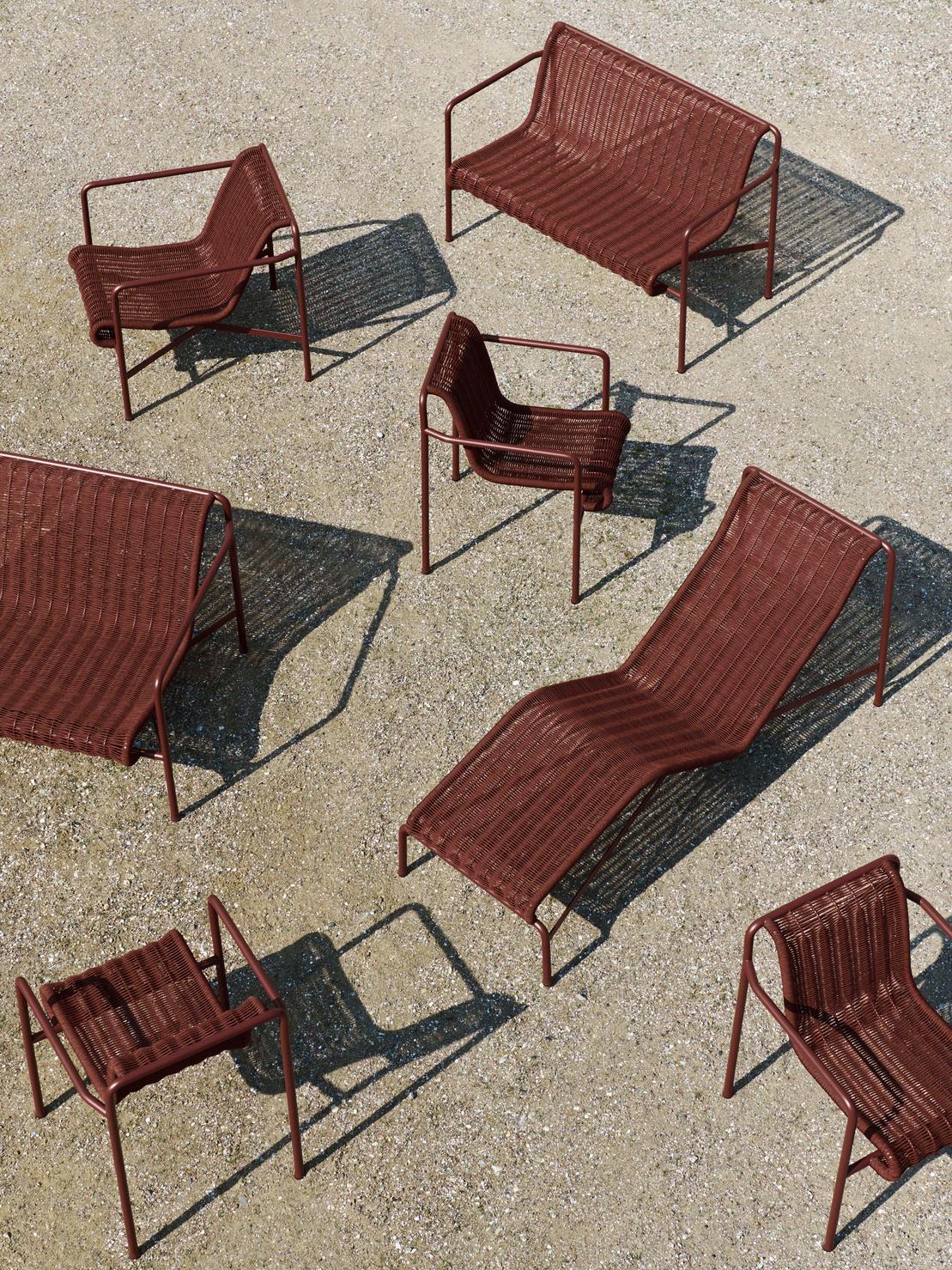 HAY - Palissade Cord Chaise Longue