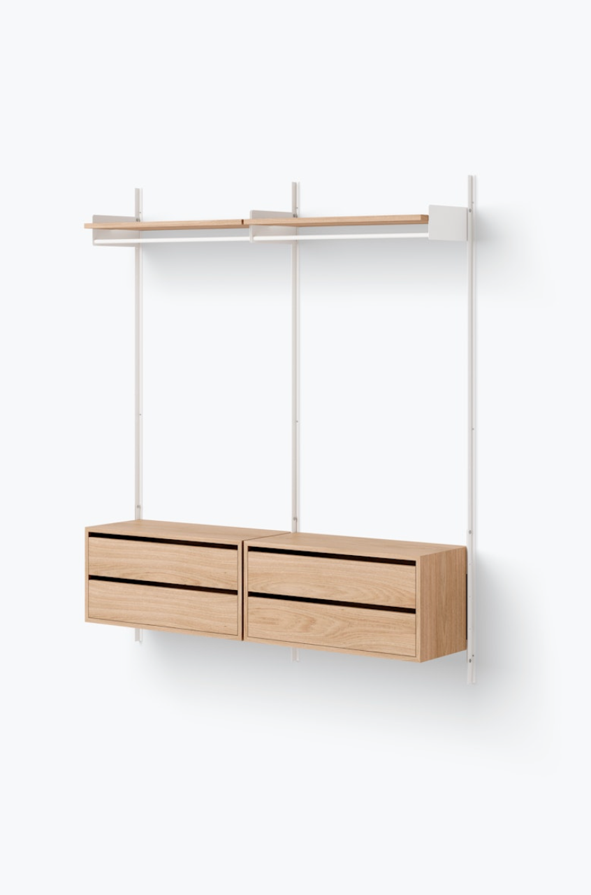 New Works - Wardrobe Shelf Cabinets with Drawers