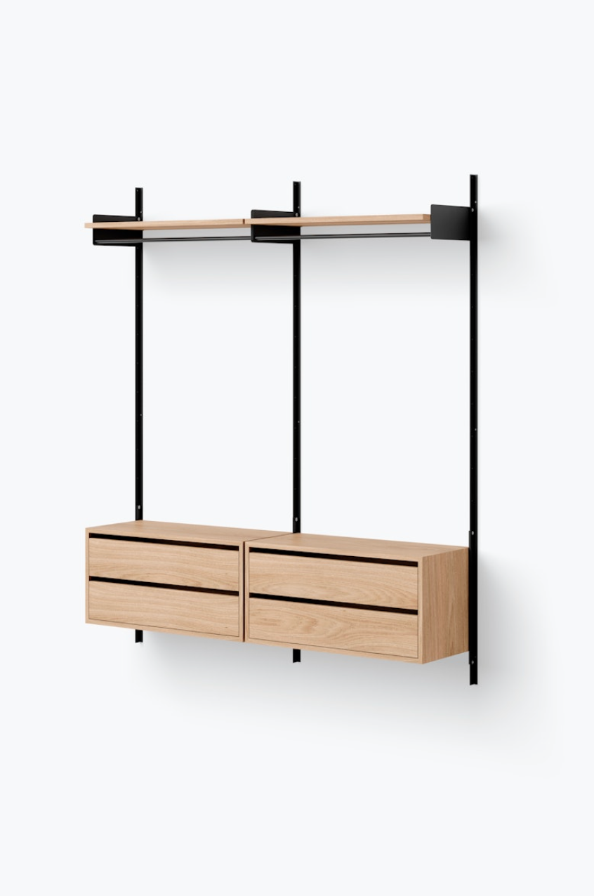 New Works - Wardrobe Shelf Cabinets with Drawers