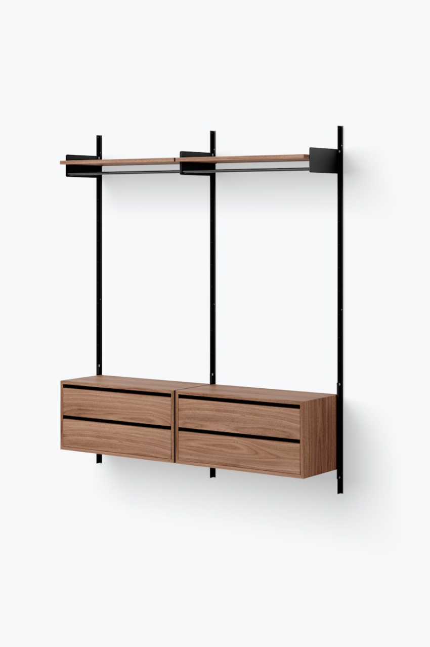 New Works - Wardrobe Shelf Cabinets with Drawers