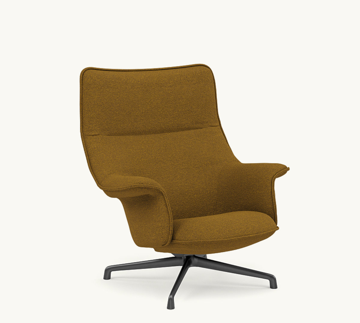 Muuto - Doze Lounge Chair High Back- Swivel Base