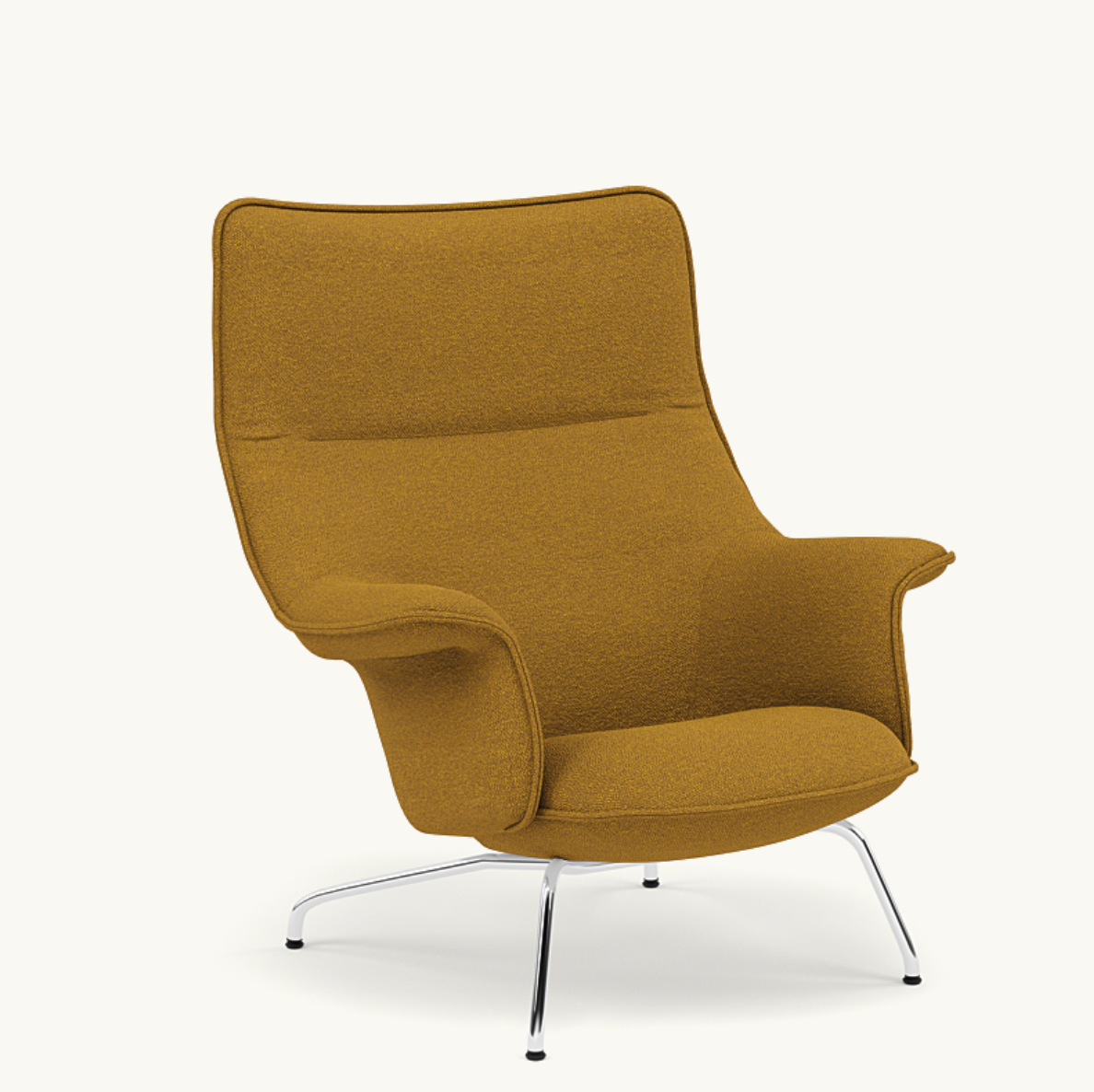 Muuto - Doze Lounge Chair High Back - Tube Base