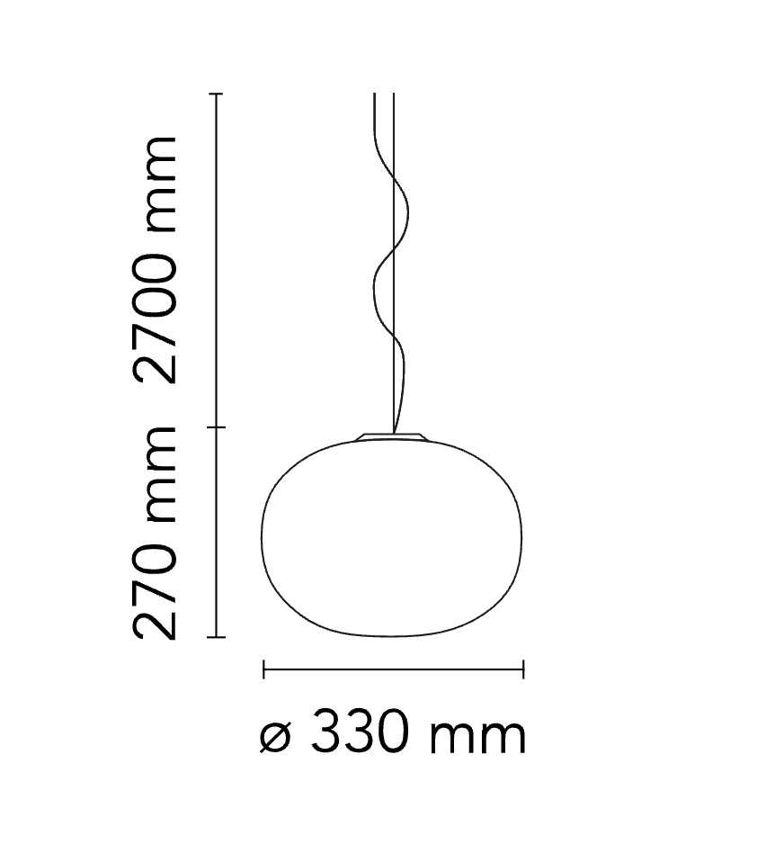 FLOS - Glo-Ball Suspension