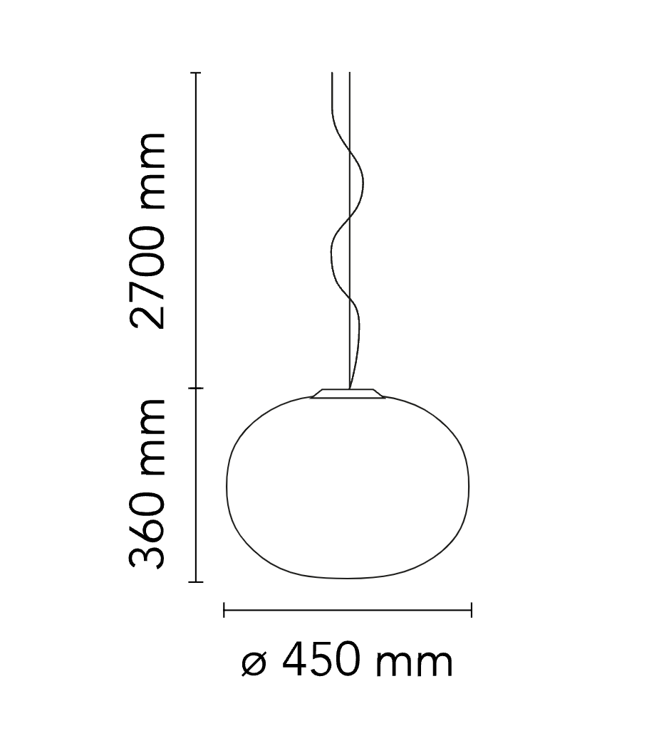 FLOS - Glo-Ball Suspension
