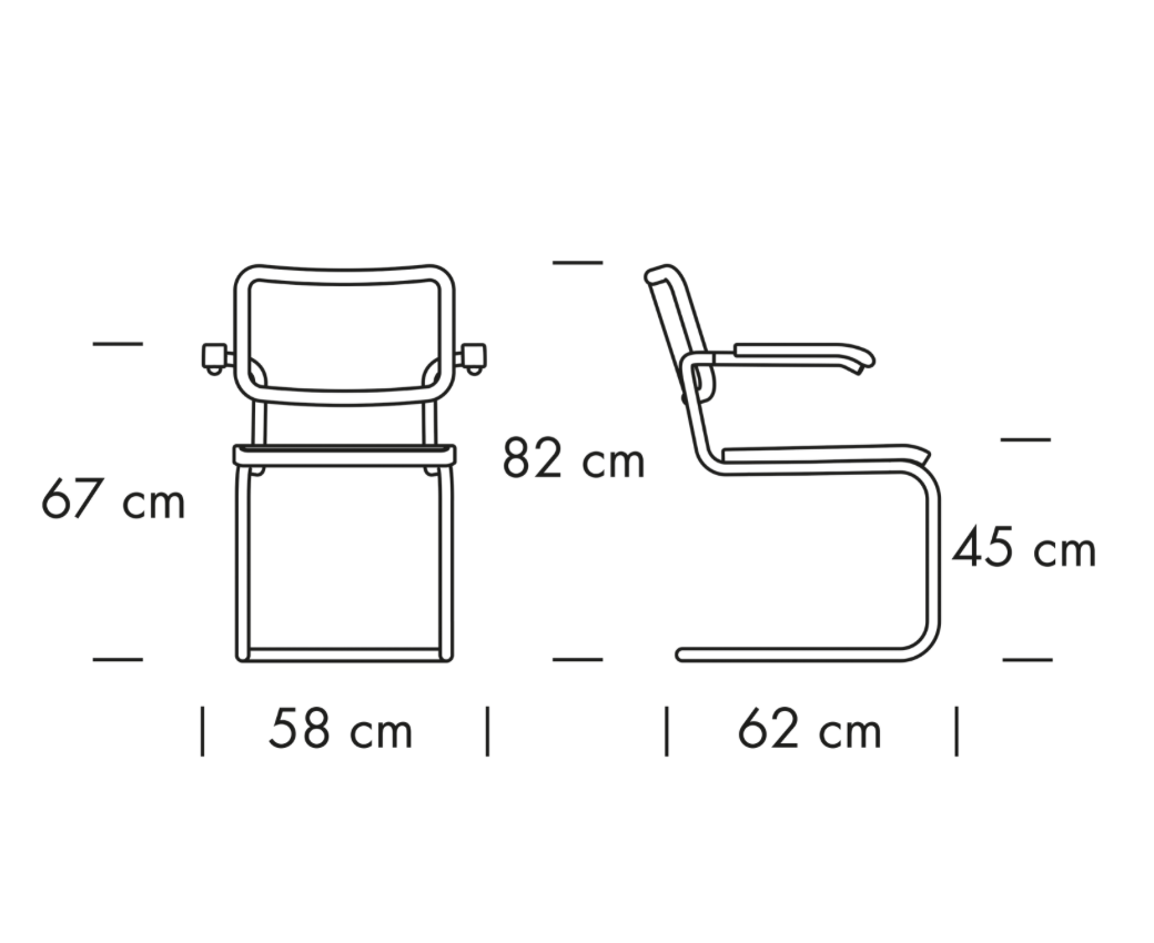 Thonet - S 64 V Cantilever Chair