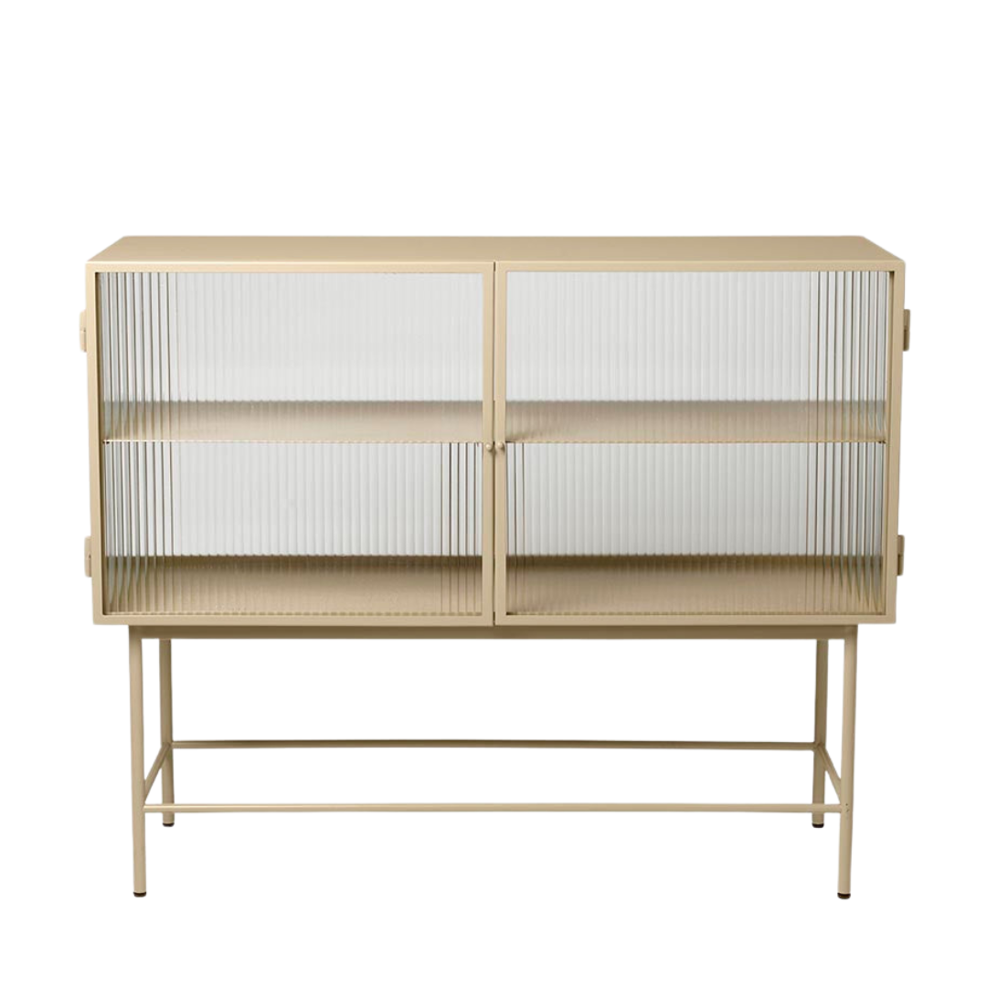 Ferm Living - Haze Sideboard - Reeded Glass
