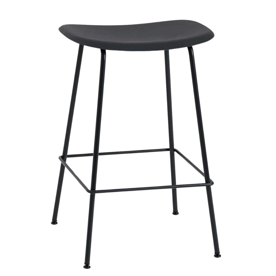 Muuto - Fiber Counter &amp; Bar Stool - Tube Base