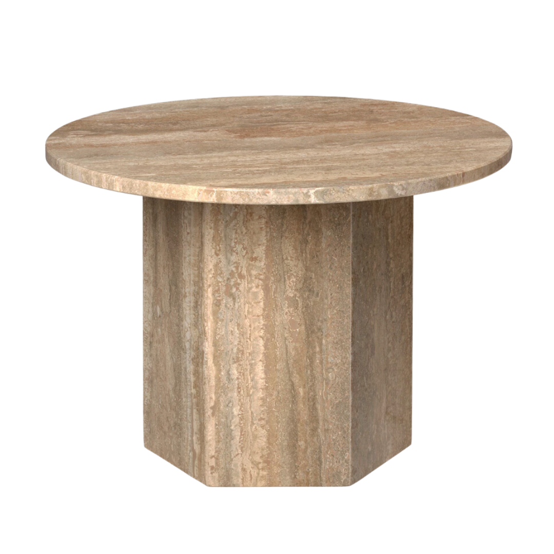 GUBI - Epic Coffee Table - Travertine
