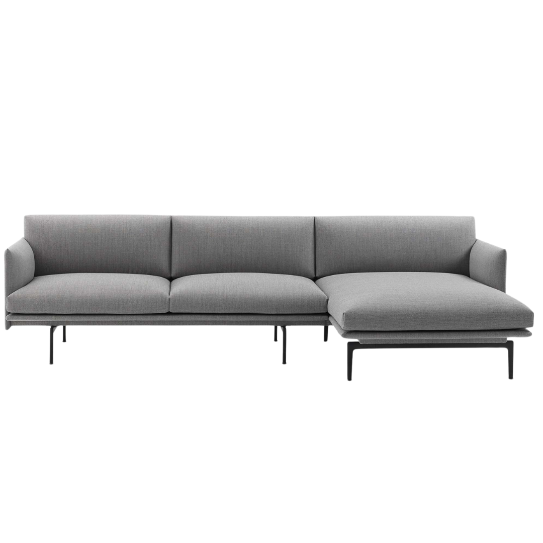 Muuto - Outline Sofa - Chaise Longue Right