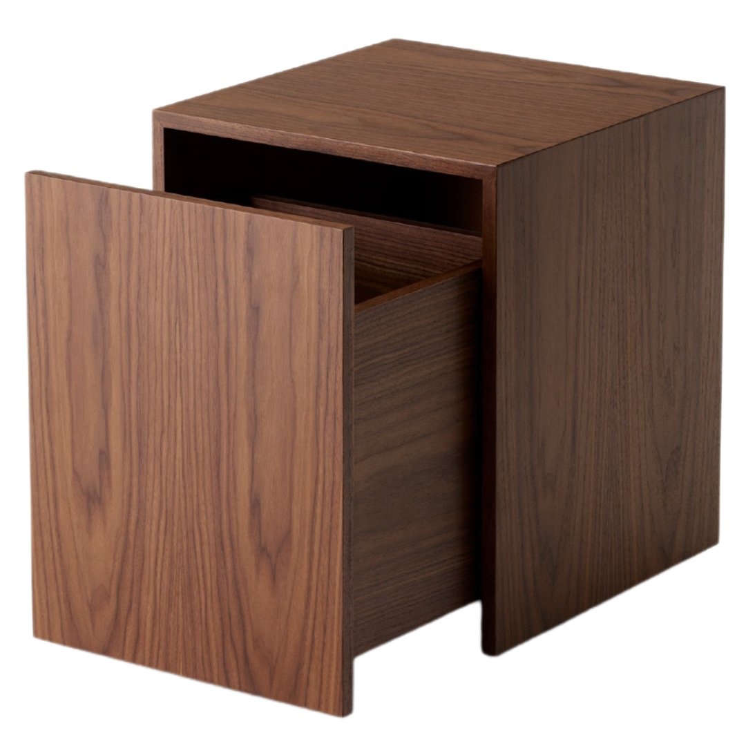 New Works - Mass Side Table with Drawer