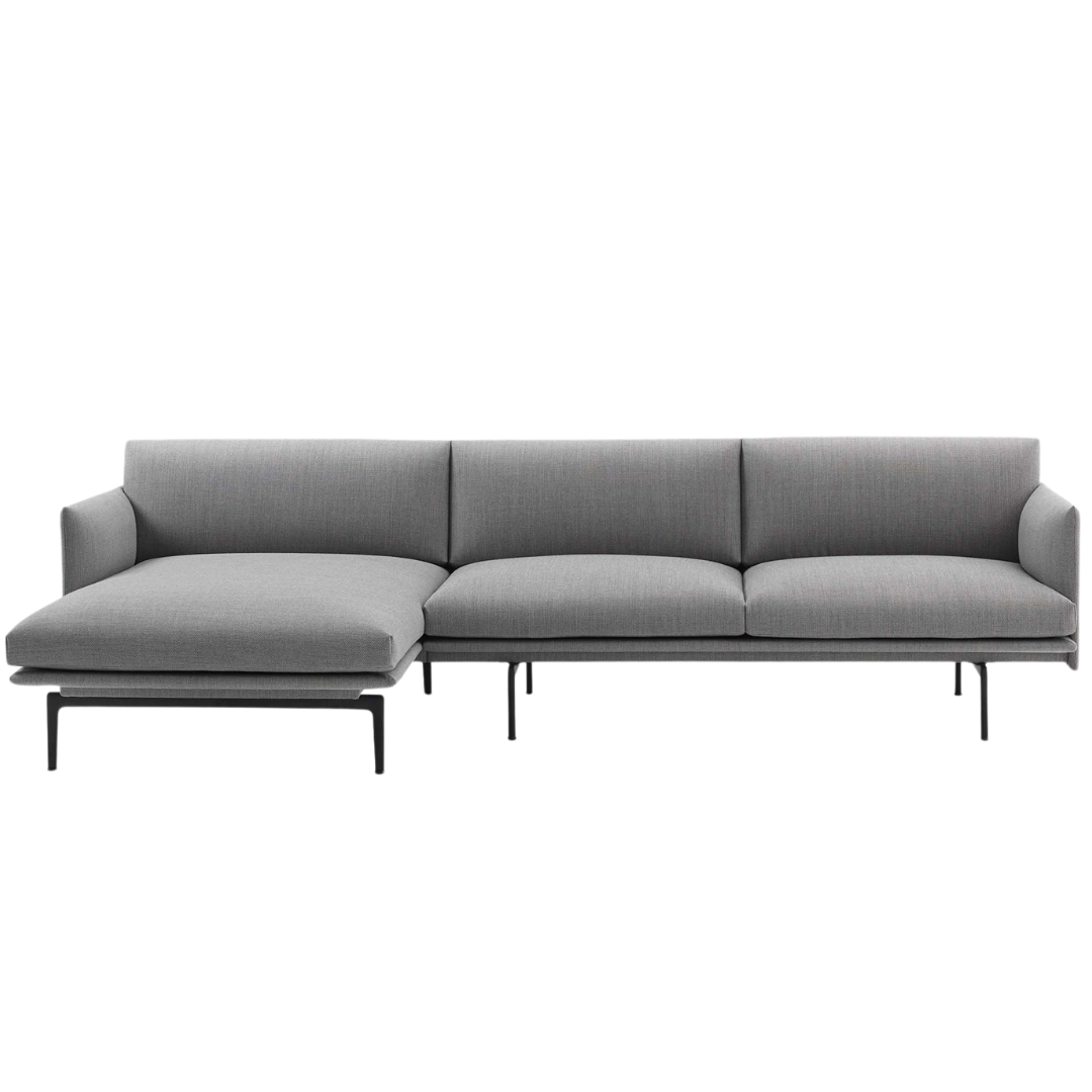 Muuto - Outline Sofa - Chaise Longue Left