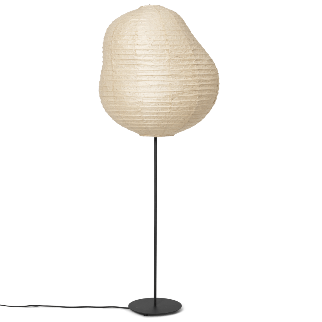 Ferm Living - Kurbis Floor Lamp - Tall - Natural/Black