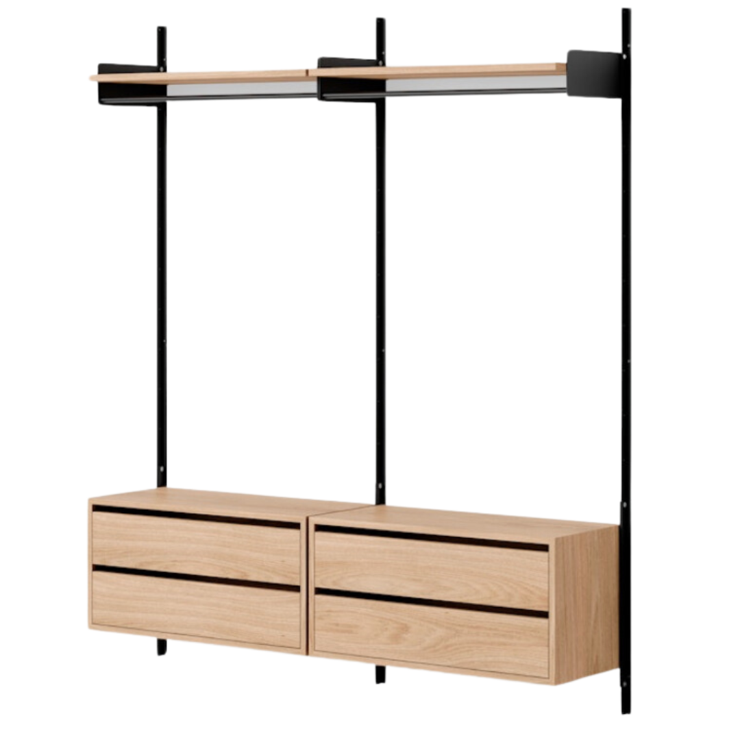 New Works - Wardrobe Shelf Cabinets with Drawers