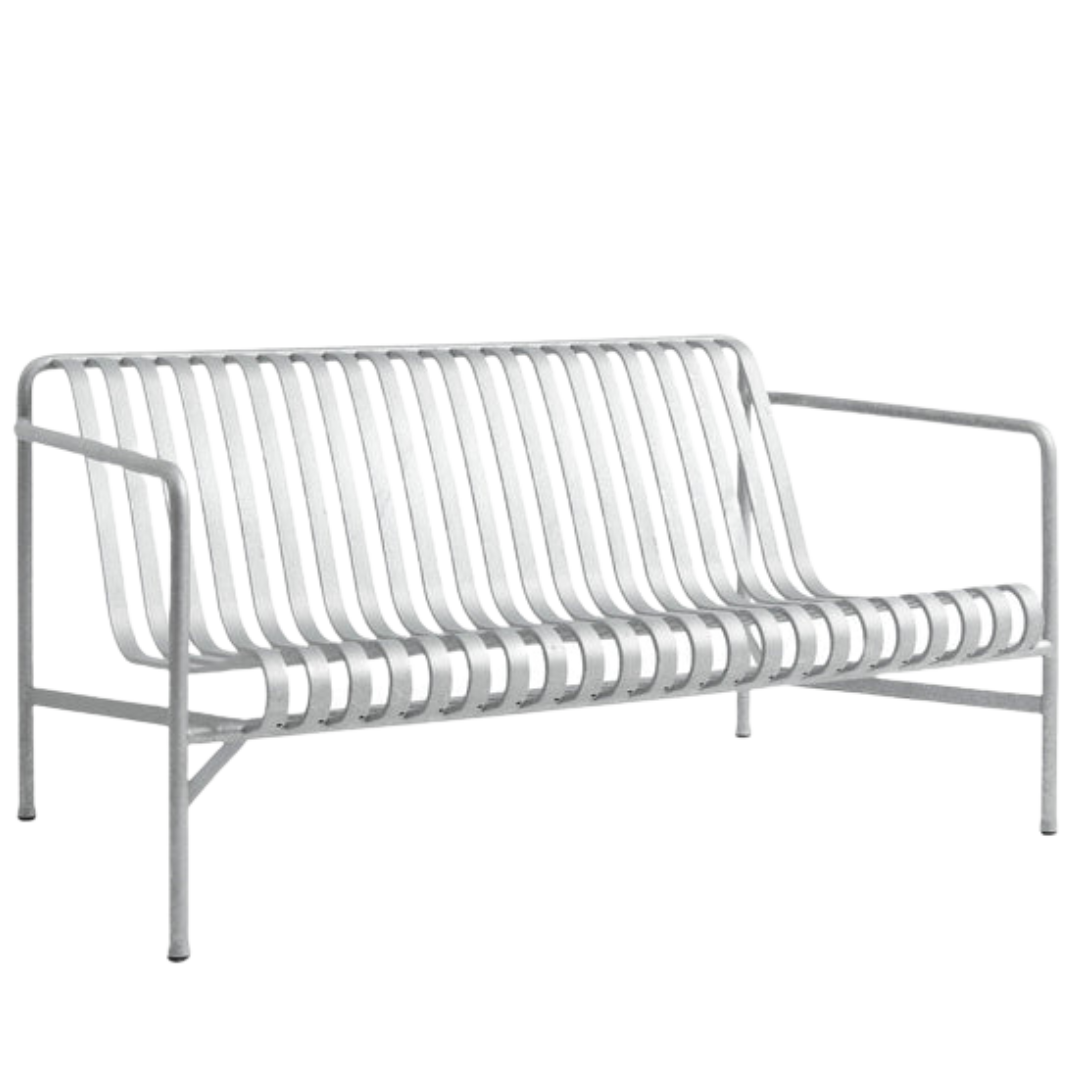 HAY - Palissade Lounge Sofa - Hot Galvanised