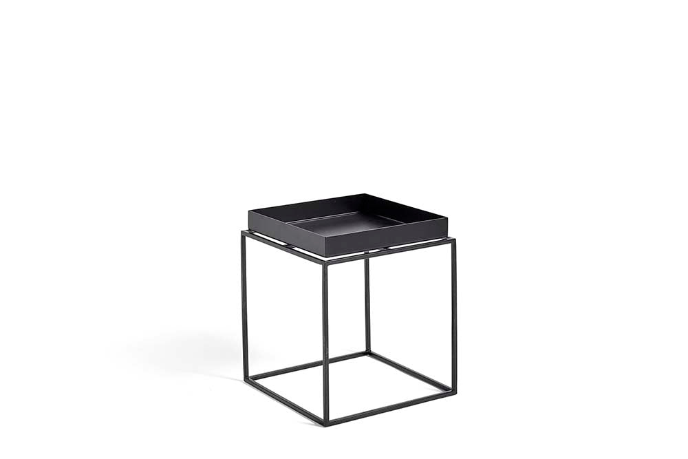 Hay tray store coffee table black