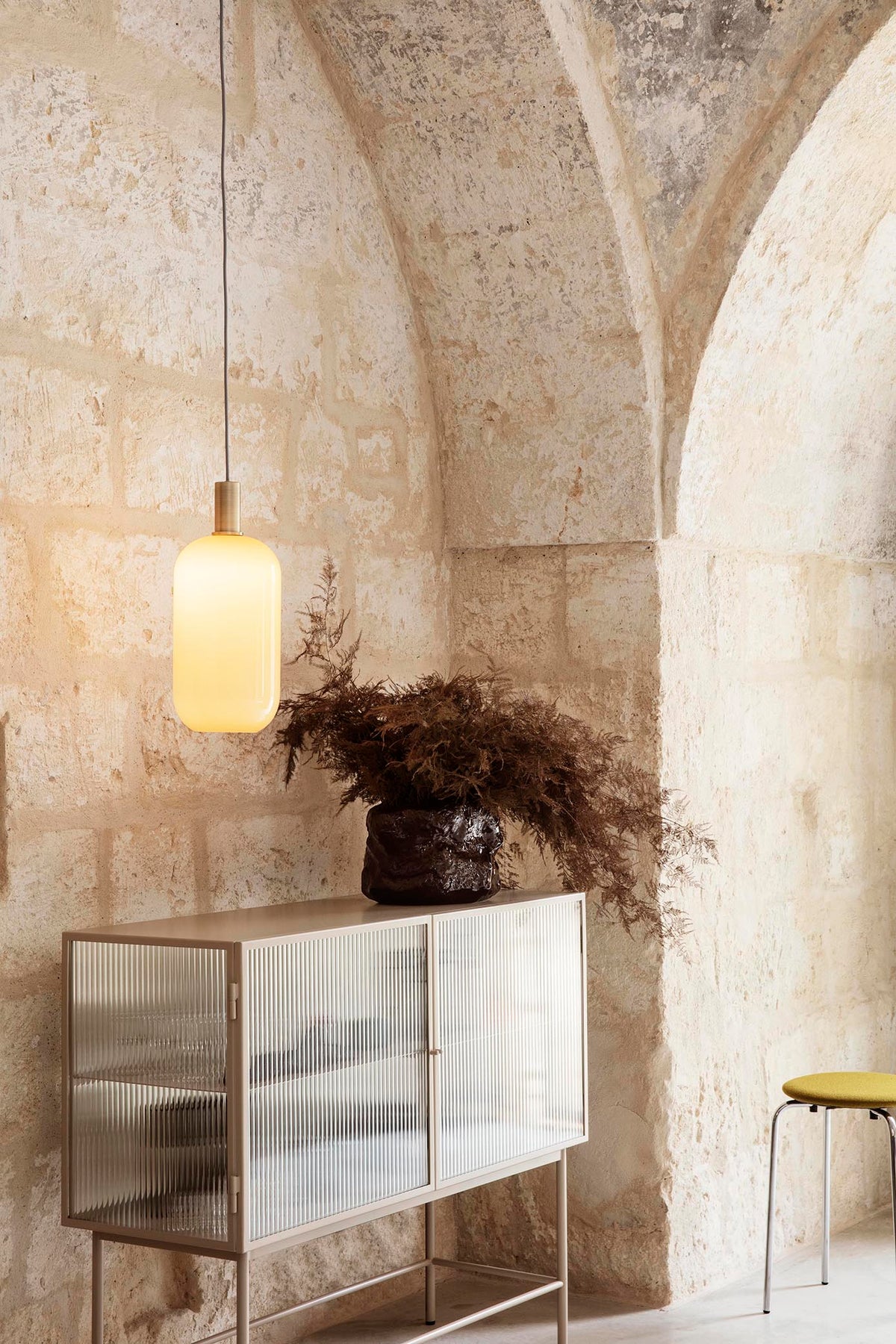 Ferm Living - Haze Sideboard - Reeded Glass