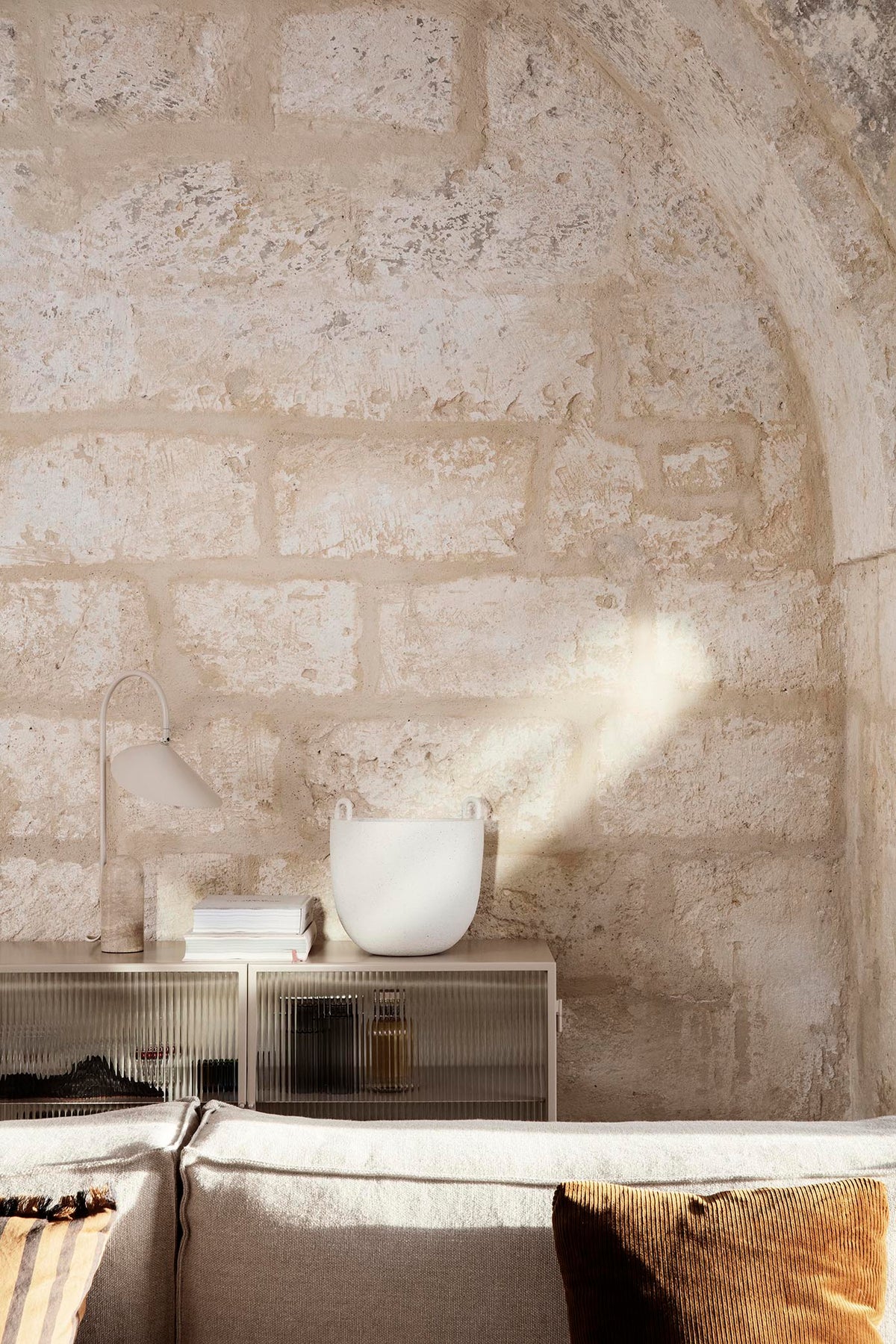 Ferm Living - Haze Sideboard - Reeded Glass