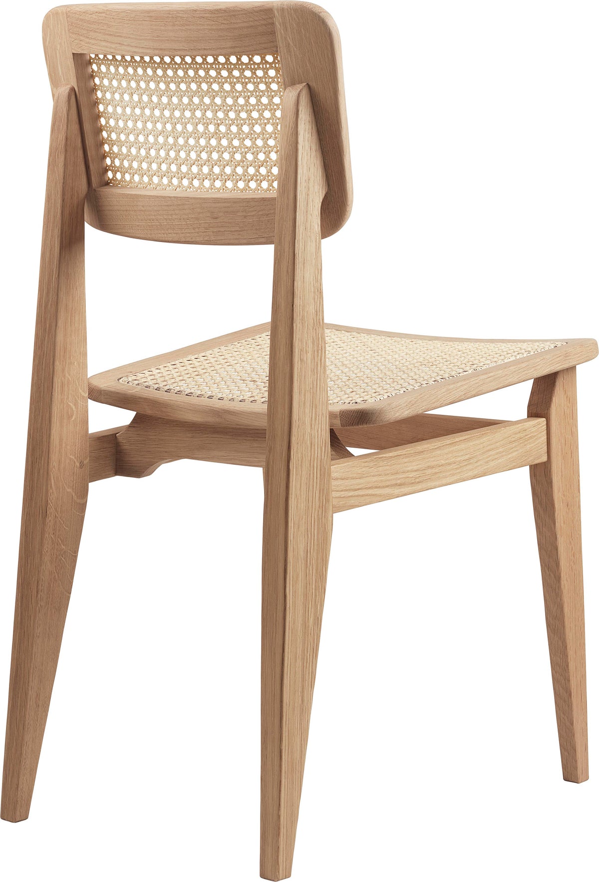 GUBI - C-Chair Dining Chair Un-upholstered - French Cane