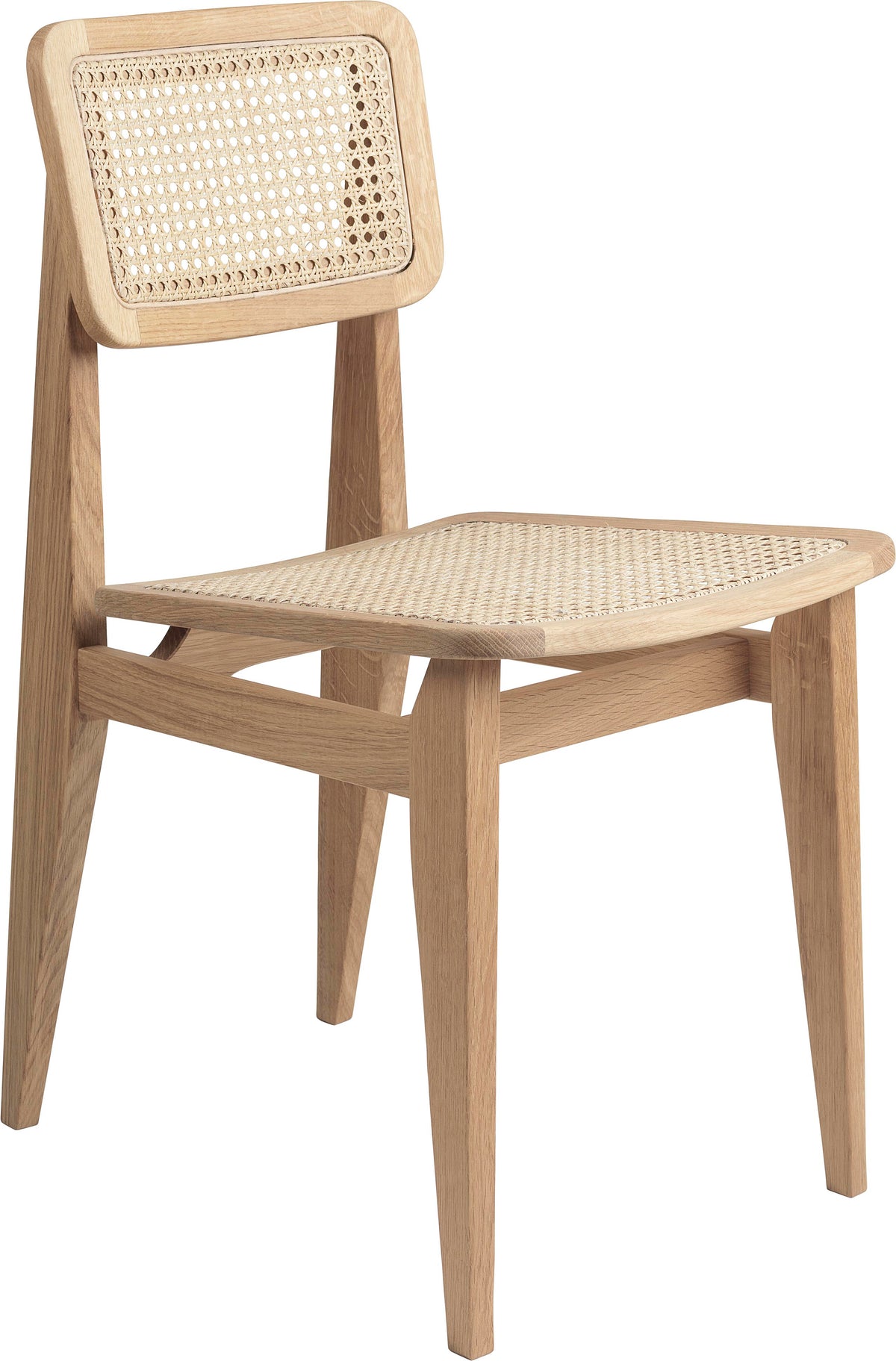 GUBI - C-Chair Dining Chair Un-upholstered - French Cane
