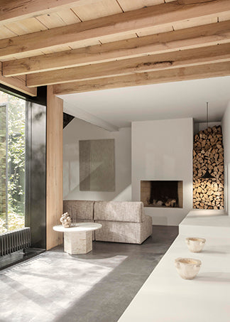 GUBI - Epic Coffee Table - Travertine