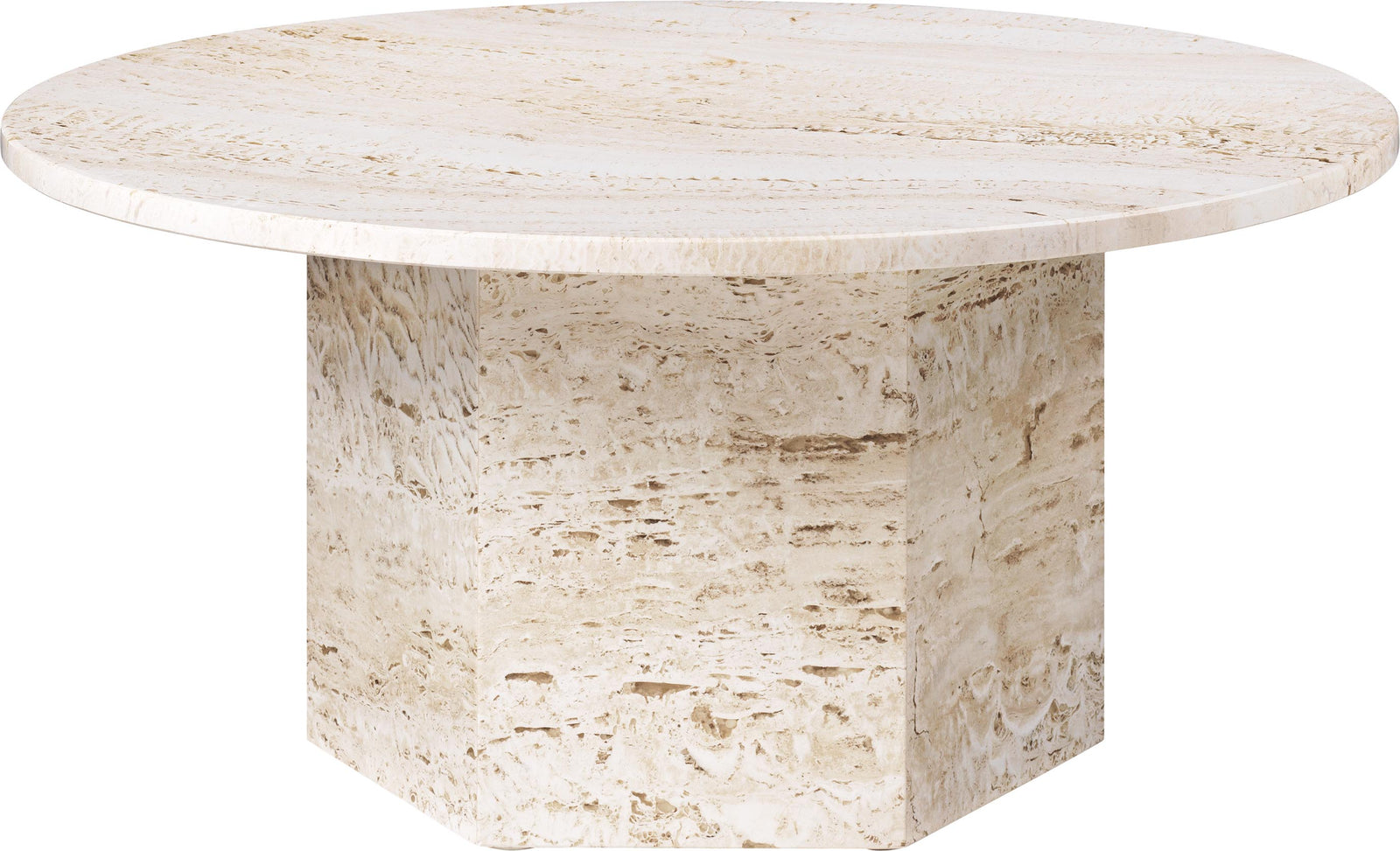 GUBI - Epic Coffee Table - Travertine