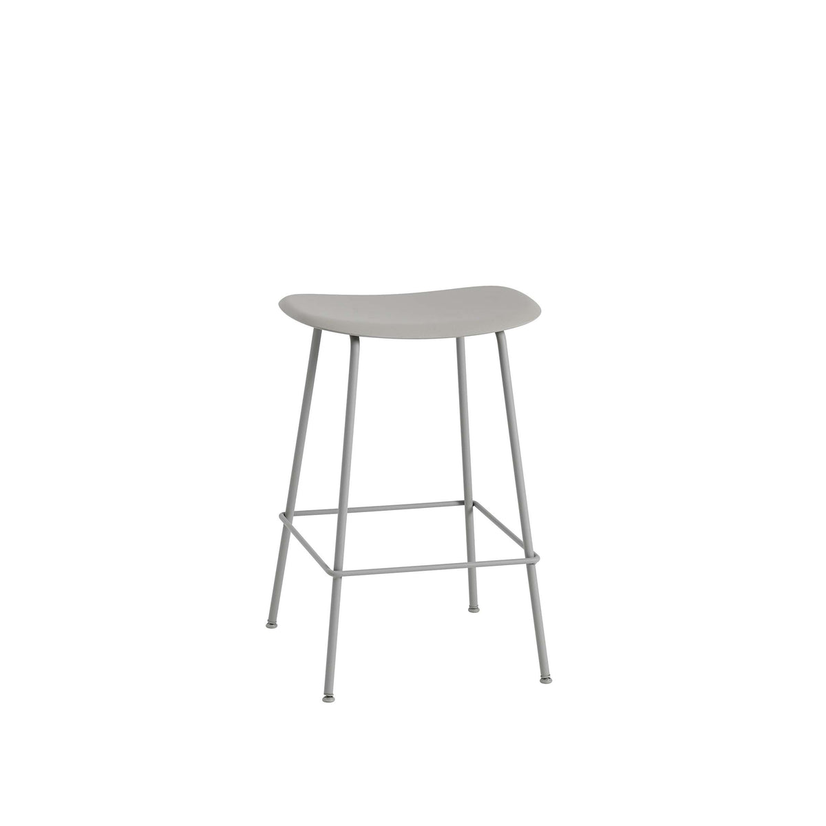 Muuto - Fiber Counter &amp; Bar Stool - Tube Base