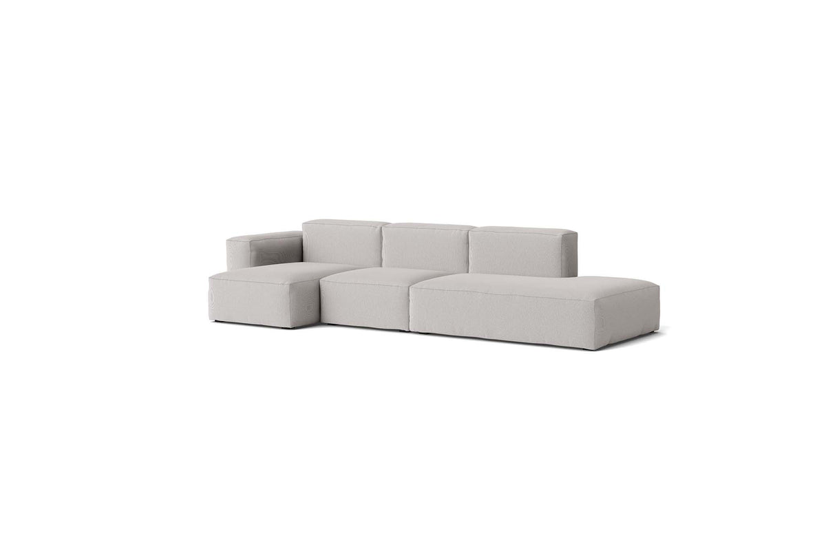 HAY - Mags Soft Low Sofa - 3 Seater - Combination 3 with Left Low Armrest