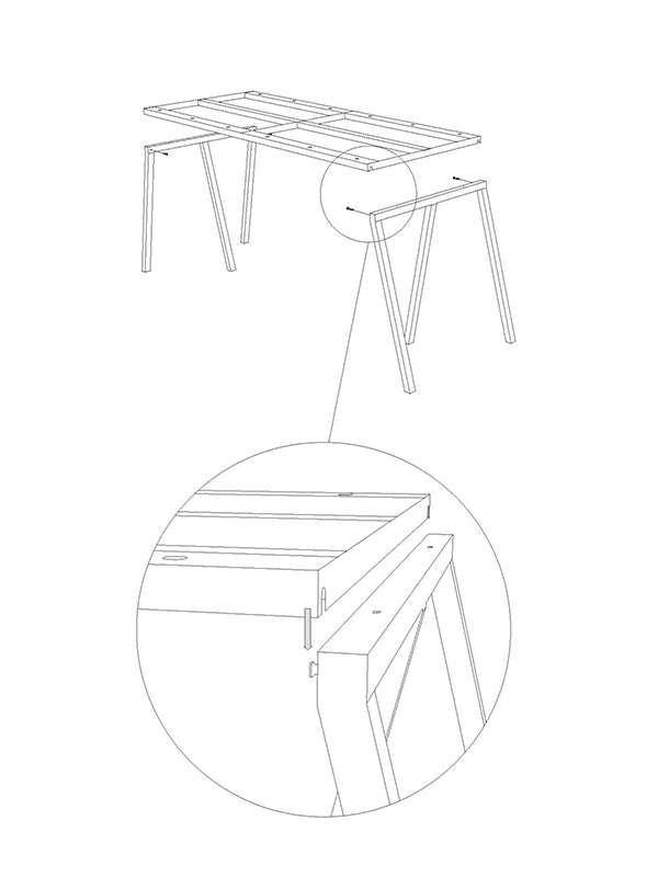 HAY - Loop Stand - Table - Support