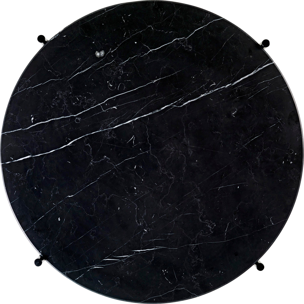 GUBI - TS Coffee Table - Black Base - Ø55 cm