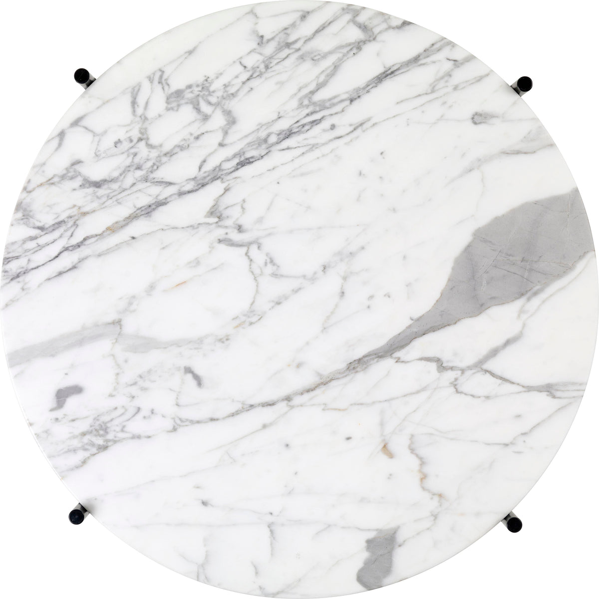 GUBI - TS Coffee Table - Black Base - Ø55 cm