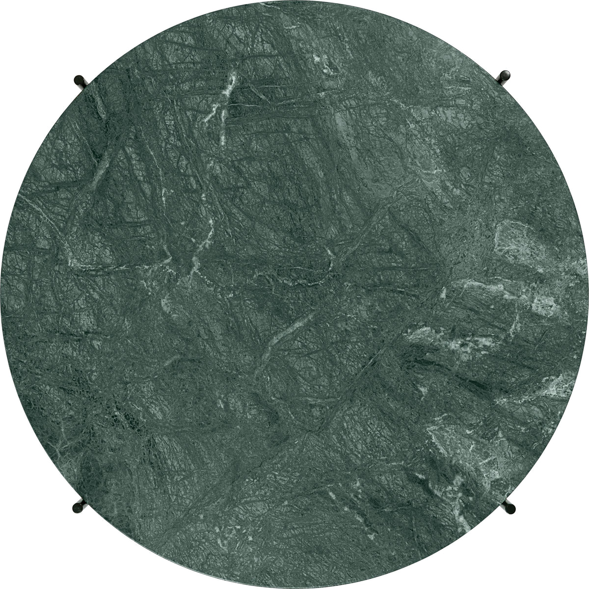 GUBI - TS Coffee Table - Black Base - Ø80 cm